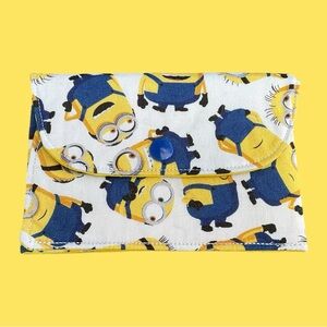 Kids Minion Print Wallet Gift Card Holder New Handmade by Darling Darce